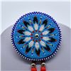 Image 2 : Kiowa Apache Beaded Pin by Richard Aitson