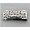 Image 1 : Navajo Sterling Hand Stamped Money Clip