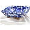 Image 1 : Large Mexican Cobalt Blue and White Pottery Bowl