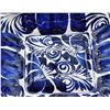 Image 4 : Large Mexican Cobalt Blue and White Pottery Bowl