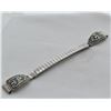 Image 1 : Navajo Sterling Chip Inlay Watch Band