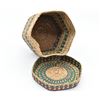 Image 3 : 2 Chinese Lidded Wicker Baskets