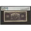 Image 2 : Canada BC-24a 1937 $10 Osborne F15 PMG