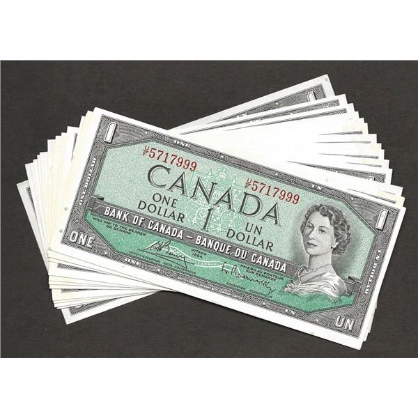 15 X Canada BC-37c 1954 $1 all UNC-GEM