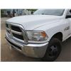 Image 13 : 2015 Dodge RAM 3500HD Flatbed Truck w/ Fuel Tank, Lic. 362TVJ (NEEDS MAJOR REPAIR)