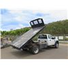 Image 1 : 2019 Ford F450 XL Flatbed Dump Truck, Only 2015 MILES! Lic. 293TWW (Runs & Dumps - See Video)