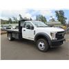 Image 3 : 2019 Ford F450 XL Flatbed Dump Truck, Only 2015 MILES! Lic. 293TWW (Runs & Dumps - See Video)