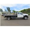 Image 4 : 2019 Ford F450 XL Flatbed Dump Truck, Only 2015 MILES! Lic. 293TWW (Runs & Dumps - See Video)