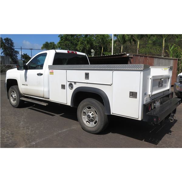 2017 Chevy Silverado 2500HD Service Truck, Lic. 432TWN (Starts & Runs - See Video)