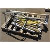 Image 1 : Qty 2 Folding Cots, Tripod & Rail