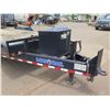 Image 10 : Load Trail Double Axle Trailer w/ Wood Deck & Fold Up Ramps 16"L