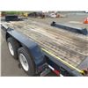 Image 28 : Load Trail Double Axle Trailer w/ Wood Deck & Fold Up Ramps 16"L