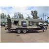 Image 4 : Load Trail Double Axle Trailer w/ Wood Deck & Fold Up Ramps 16"L