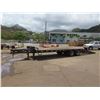 Image 8 : PJ Double Axle Trailer w/ Wood Deck & Fold Up Ramps, Approx. 20"L
