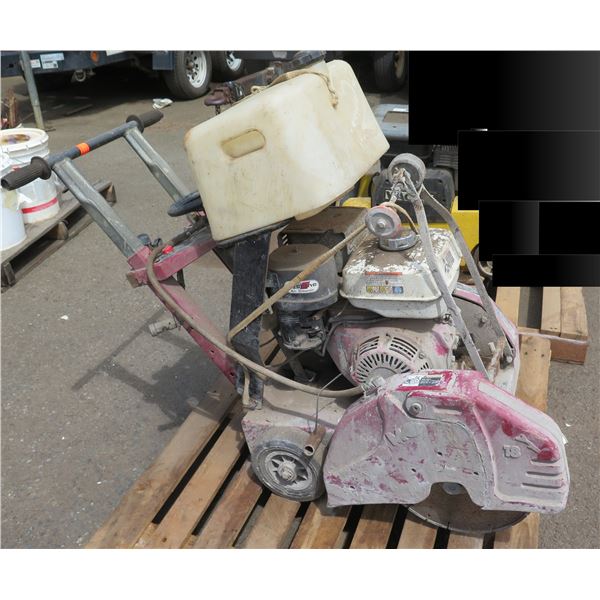 MK Walk Behind Concrete Saw (Untested - Parts may be missing)