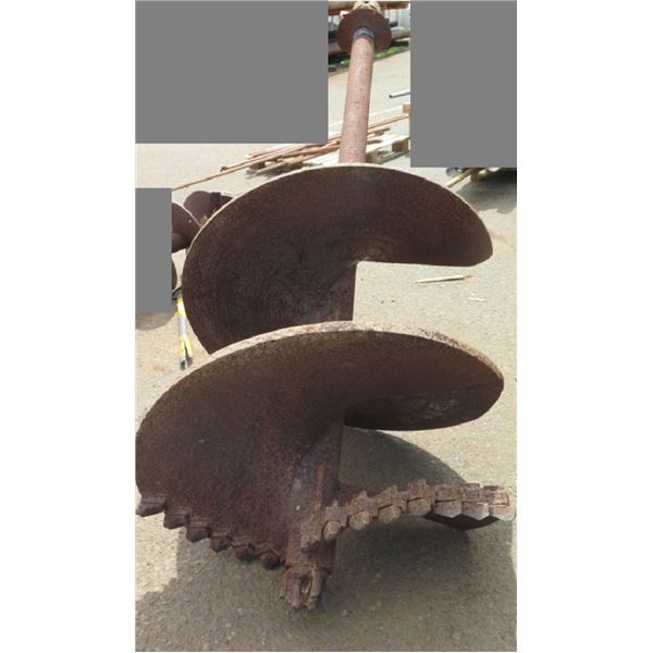 Commercial Machine Attachment Auger Drill Bit 97"L