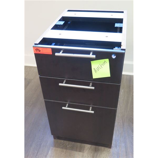 Metal 3-Drawer Undercounter Cabinet