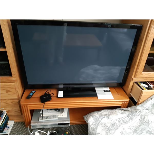Panasonic Viera 50" TV, Coffee Table  More Cat C