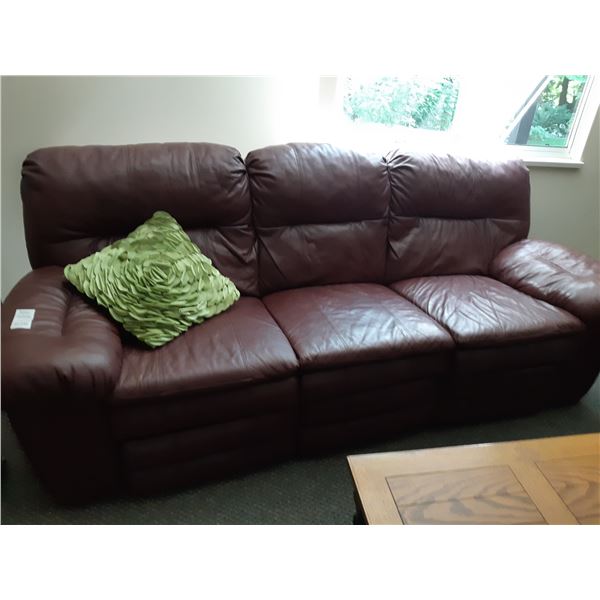 Reclining Leather Sofa Cat C