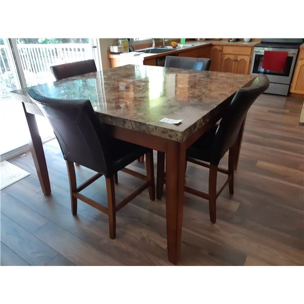 Steve Silver Bar Style Table & Chairs Cat C
