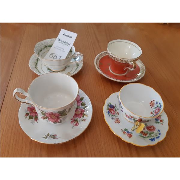 Paragon & Anysley Cup & Saucers Cat A