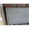Image 3 : Platform Footed Bed Frame w/ Headboard & Mattress 82" x 76" x 24"H
