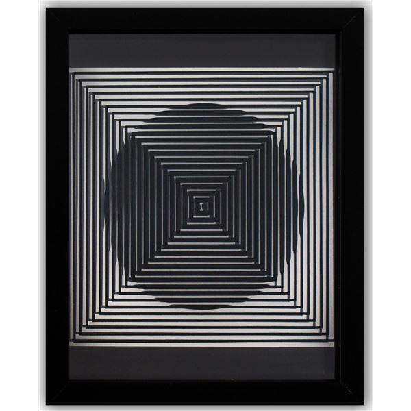 Victor Vasarely- 3D Wall Sculpture/object "Cinetiques"