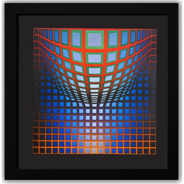 Victor Vasarely- Heliogravure Print "Kezdi - Vega"