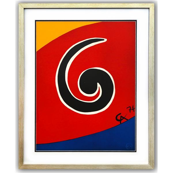 Alexander Calder- Lithograph on Arches Paper "Flying colors - Skywirl"