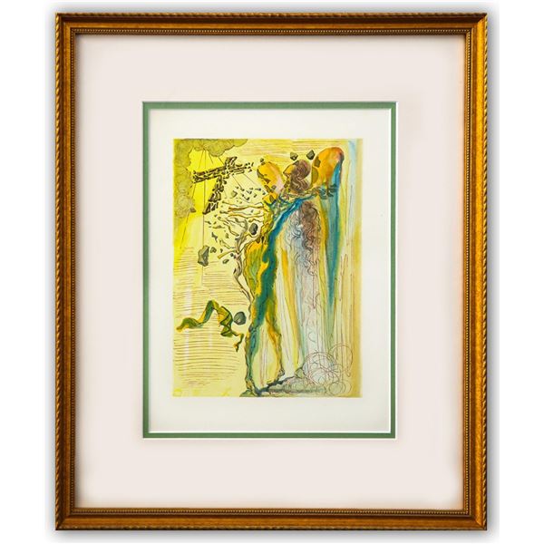 Salvador Dali- Original Color Woodcut on B.F.K. Rives Paper