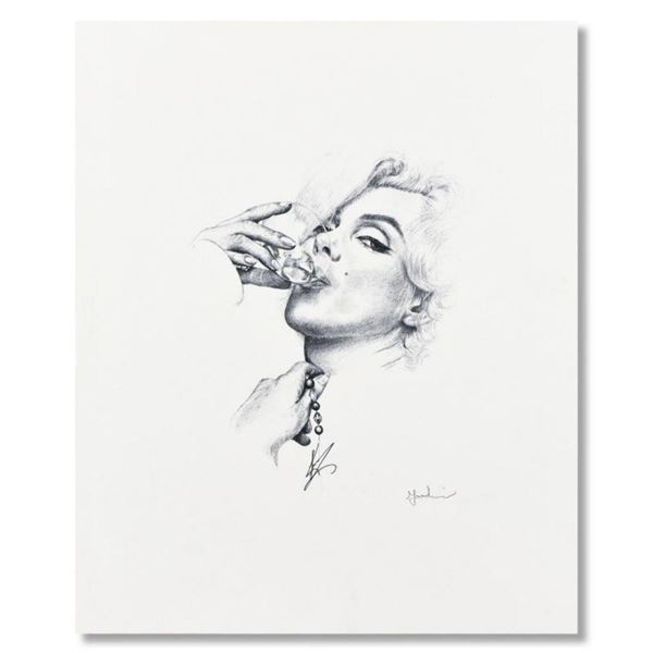 Paul Goodwin, "Merry Merry Marilyn" Limited Edition Lithograph, Numbered and Hand Signed with Letter