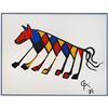 Image 2 : Alexander Calder- Lithograph on Arches Paper "Flying colors - Beastie"