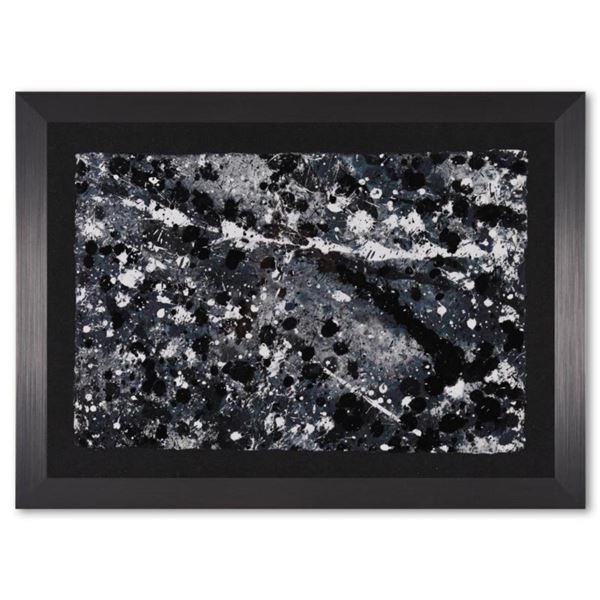 Wyland, "Abstract" Framed Original Watercolor Painting Hand Signed with Letter of Authenticity.