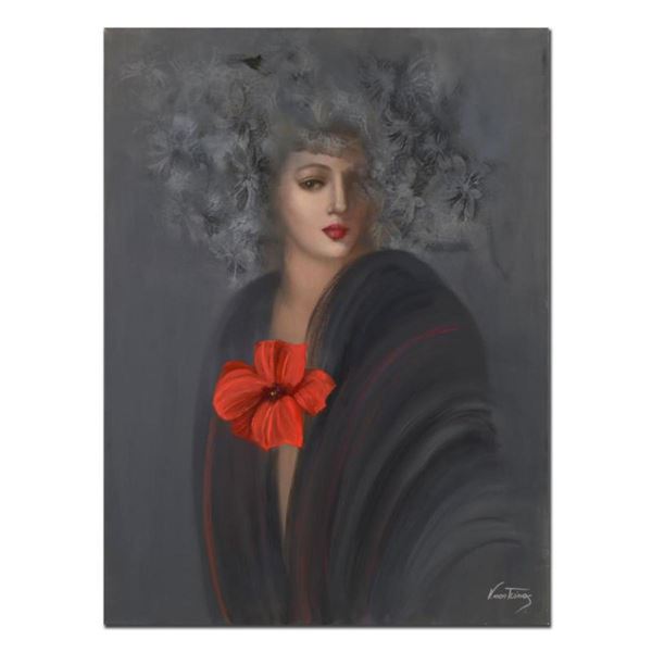 Victoria Montesinos, Original Oil Painting on Gallery Wrapped Canvas (30" x 40"), Hand Signed with L