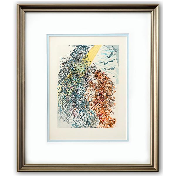 Salvador Dali- Original Color Woodcut on B.F.K. Rives Paper