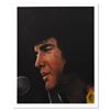 Image 1 : Sally Evans, "Elvis" Vintage Limited Edition Serigraph, Numbered and Hand Signed with Letter of Auth