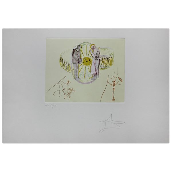 Salvador Dali- Lithograph with original collages with original etchings "One's Identity"