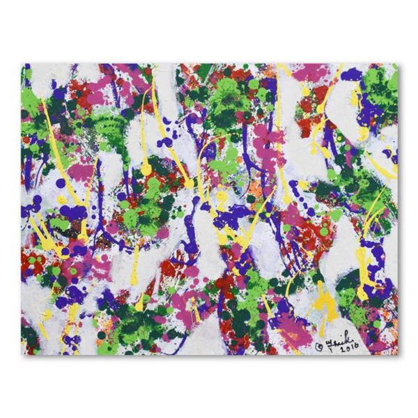 Jenik Cook, Original Acrylic Painting on Canvas, Hand Singed with Letter of Authenticity.