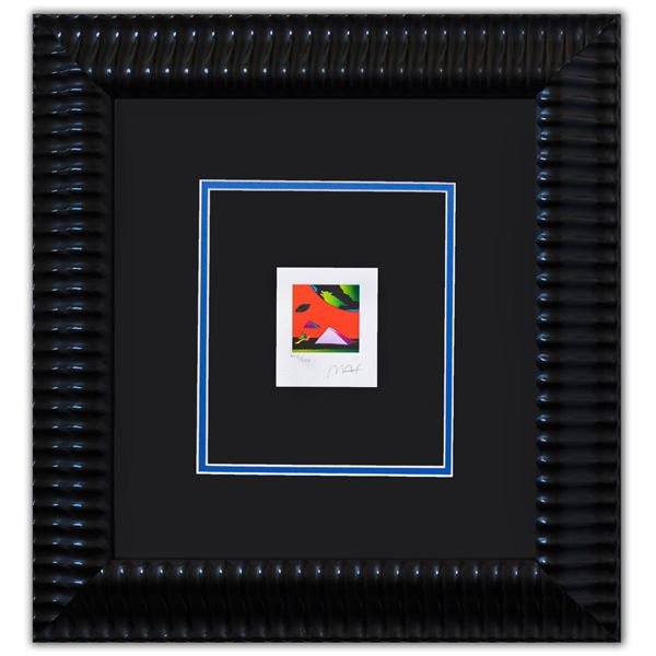 Peter Max- Original Lithograph "Jumper with Two Pyramids (Mini)"