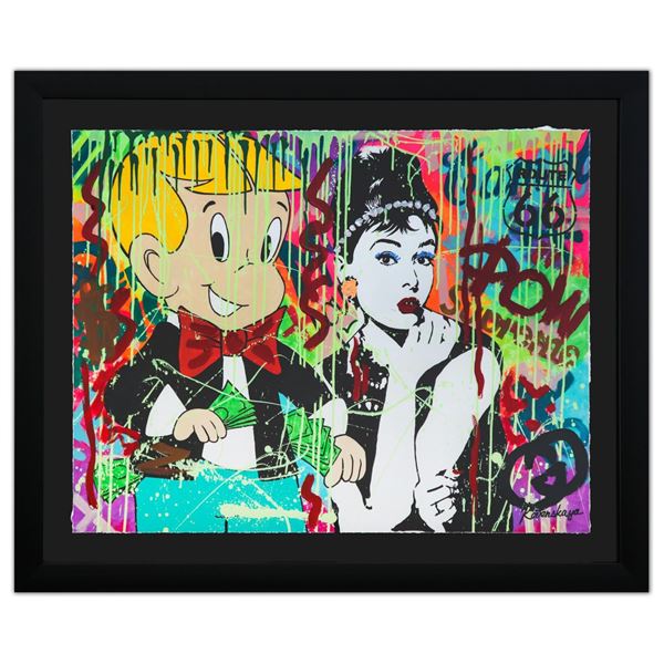 Nastya Rovenskaya- Original Mixed Media on Paper "Forever Young"