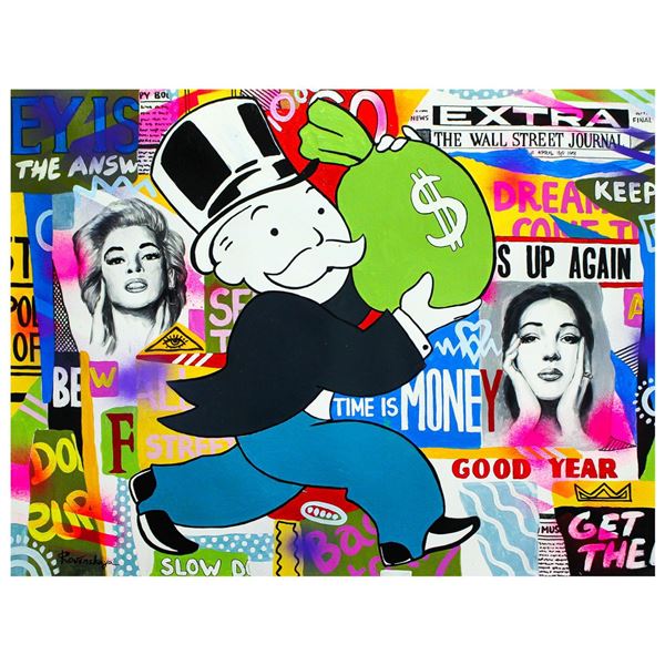 Nastya Rovenskaya- Original Oil on Canvas "All the Way Home"