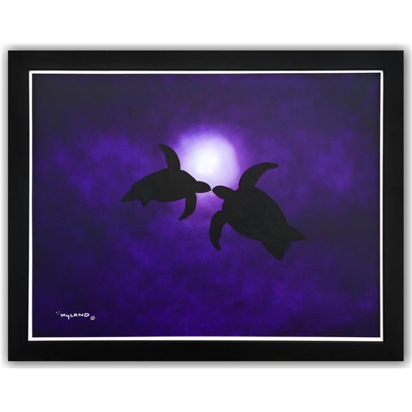 Wyland- Original Painting on Canvas "Sea Turtles"
