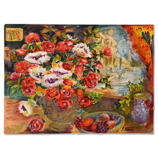 Sevitt Francis, "A View to the Past" Limited Edition Serigraph, Numbered and Hand Signed with Letter