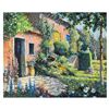 Image 1 : Christian Title (1932-2020), "Italian Villa" Limited Edition Serigraph on Canvas, Numbered 1/95 and 