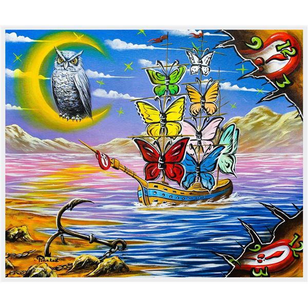 Eugene Poliarush- Original Oil on Canvas "Welcome to Paradise"