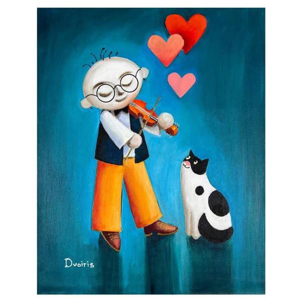 Yulia Dvoiris, Hand Signed Original Painting on Canvas with letter of Authenticity.