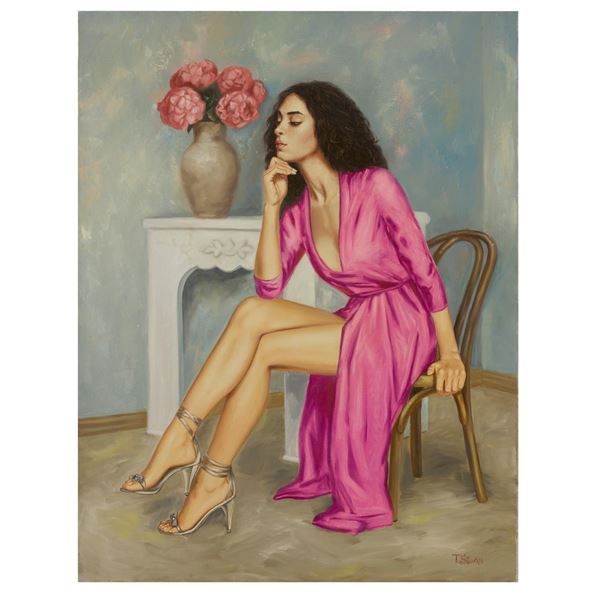 Taras Sidan- Original Giclee on Canvas "Alyona"