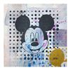Image 1 : Gail Rodgers, "Mickey Mouse" Hand Signed Original Hand Pulled Silkscreen Mixed Media on Canvas with 