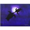 Image 2 : Wyland- Original Painting on Canvas "Floating in Light"