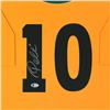 Image 3 : Framed Cut Display of Jersey, Hand Signed by Pele and Bearing Beckett Hologram Authentication.